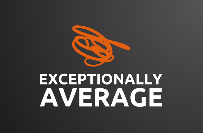 Exceptionally average logo